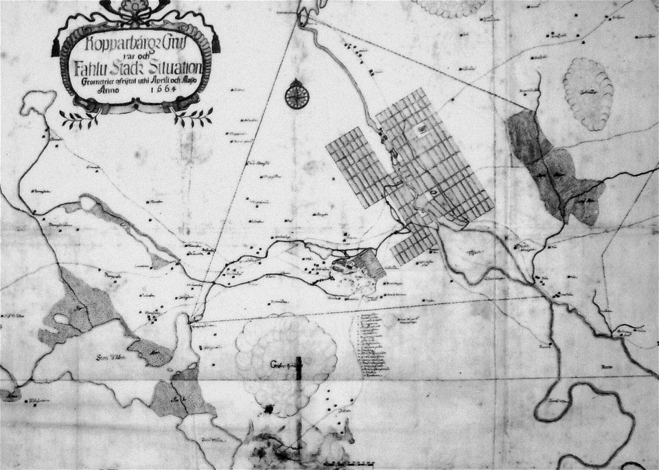 Falu stad 1664