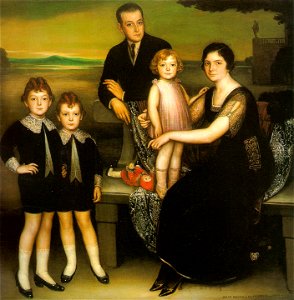 Familia Basabe by Julio Romero de Torres
