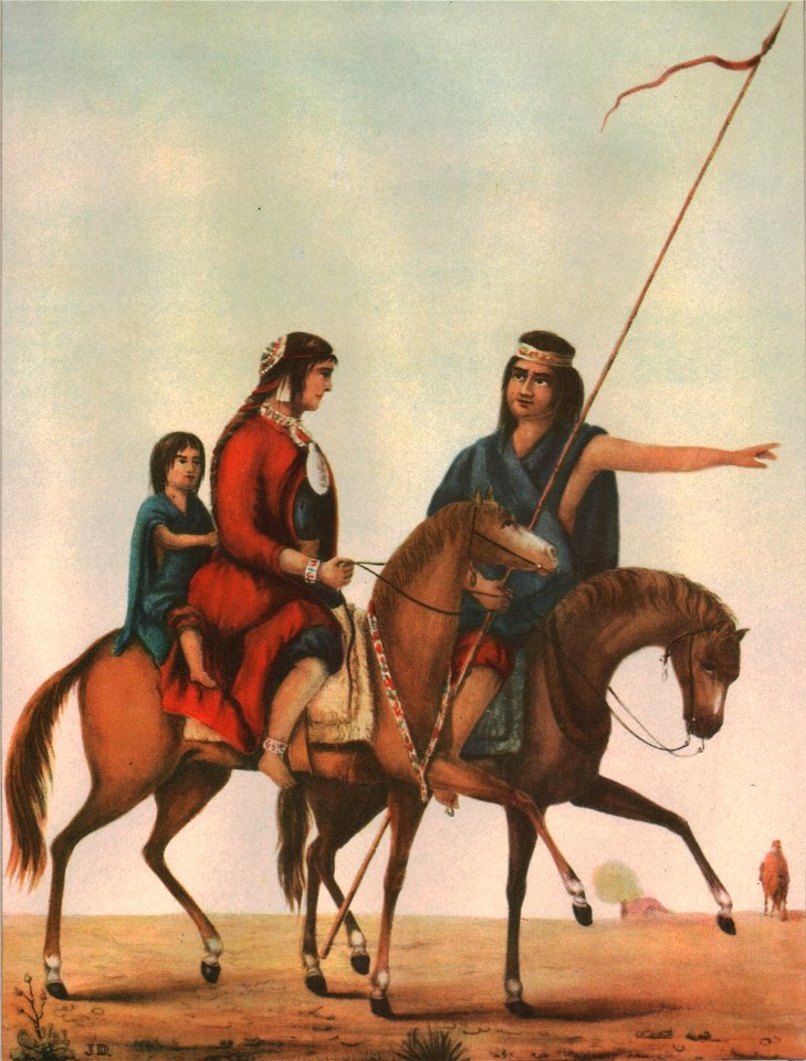 Familia de indios - Buenos Aires, según Daufresne