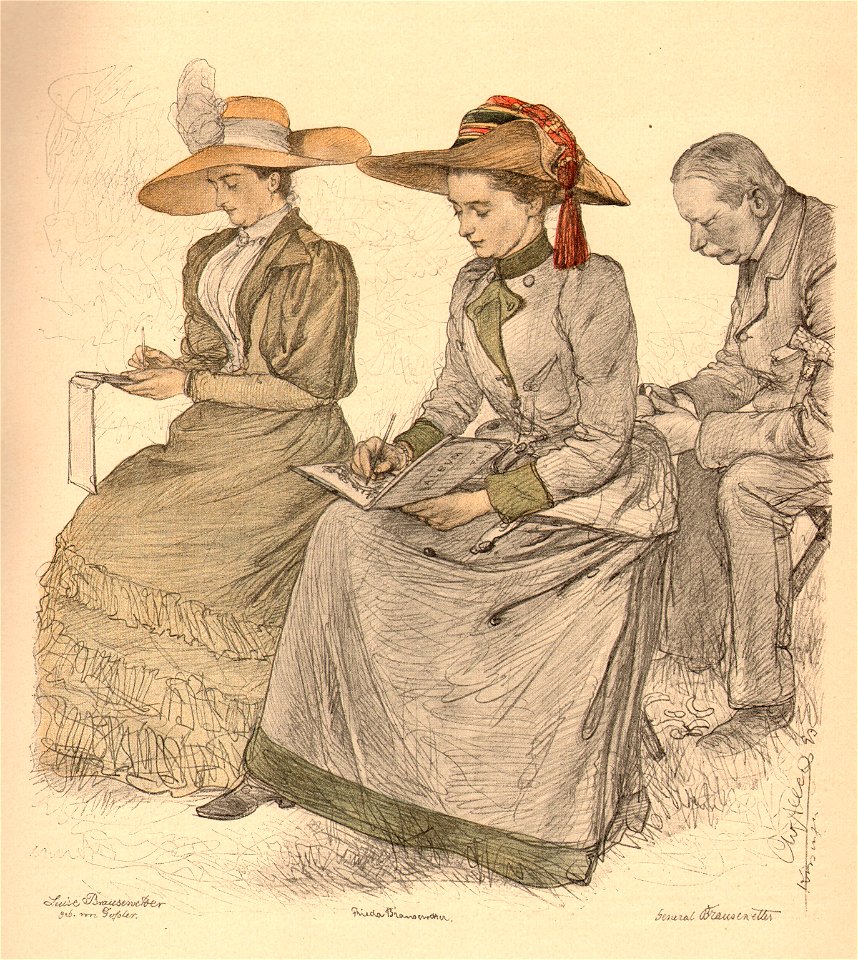Familie General A. Brausewetter, C.W.Allers 1893