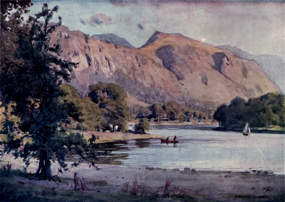 Falcon Crag, Derwentwater - The English Lakes - A. Heaton Cooper