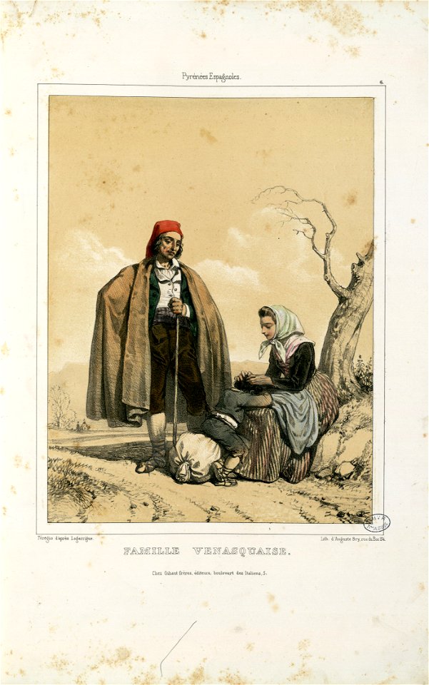 Famille vénasquaise (Pyrénées espagnoles) - Fonds Ancely - B315556101 A FEROGIO 008