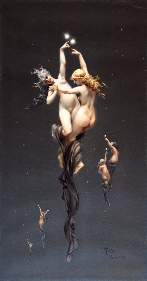 Falero, Luis Ricardo - L'étoile double - 1881