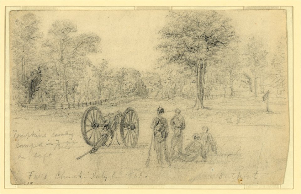 Falls Church, July 1st, 1861, Outpost LCCN2004660599