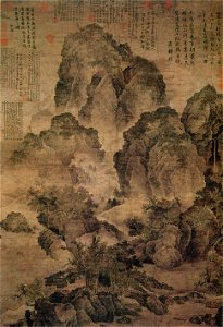 Fan Kuan-Sitting Alone by a Stream
