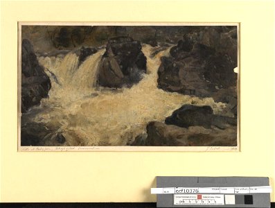 Falls at Pont y Pair, Betwys y Coed, Caernarvonshire