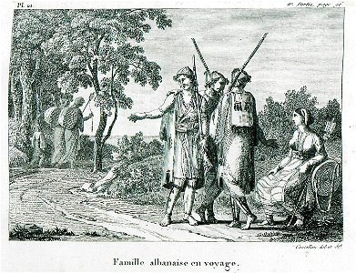 Famille albanaise en voyage - Castellan Antoine-laurent - 1808