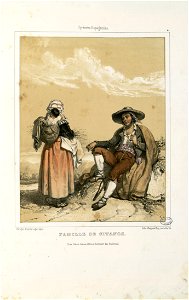 Famille de Gitanos (Pyrénées espagnoles) - Fonds Ancely - B315556101 A FEROGIO 011