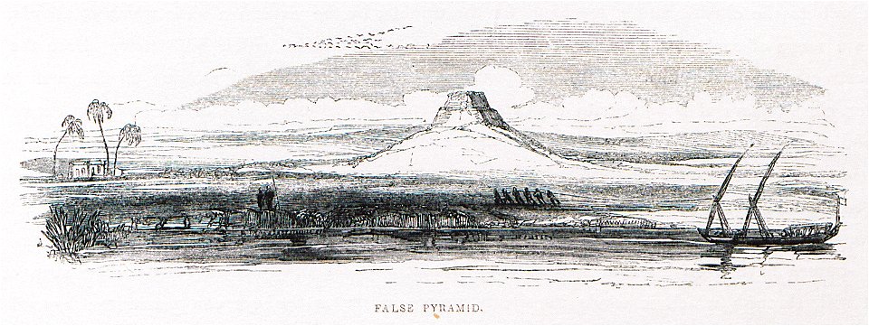 False Pyramid - Allan John H - 1843. Free illustration for personal and commercial use.