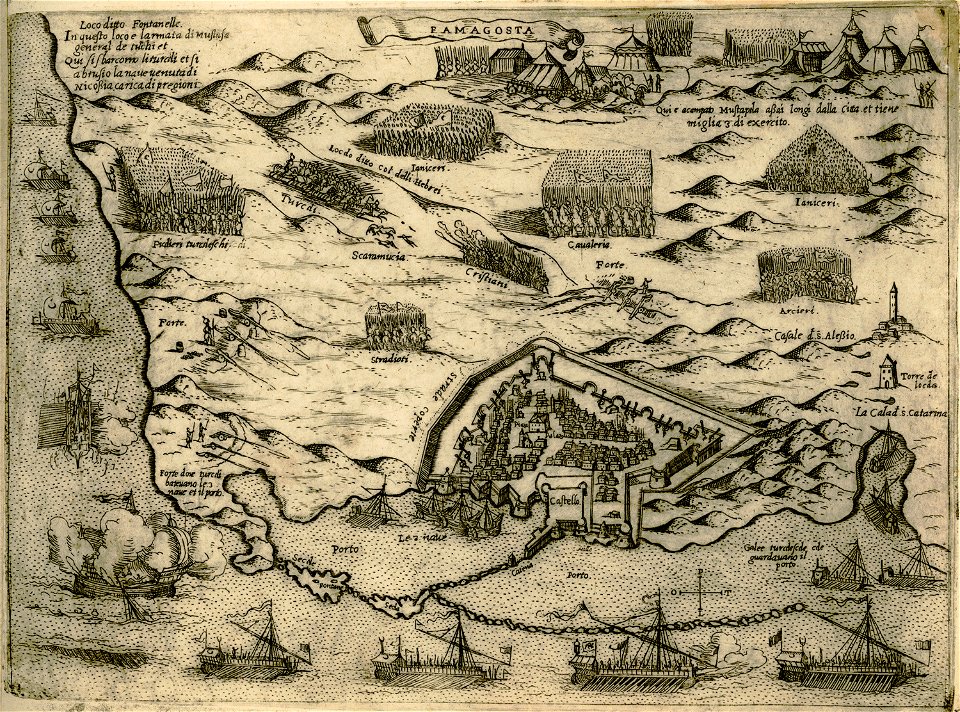 Famagosta - Camocio Giovanni Francesco - 1574