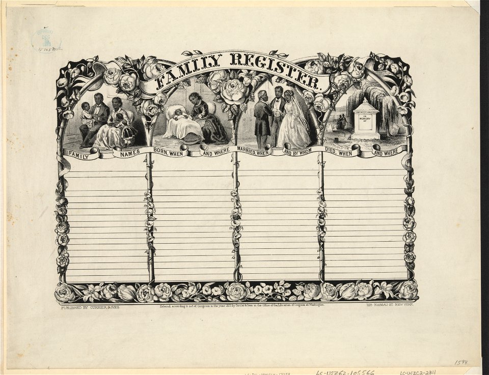 Family register LCCN92515071