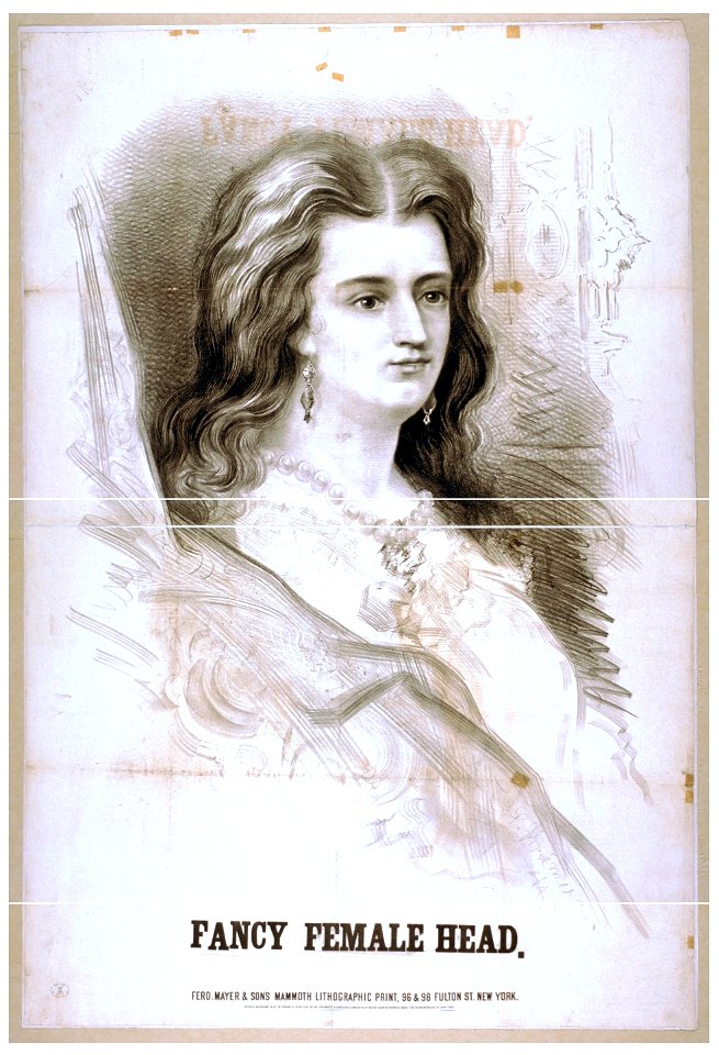 Fancy female head LCCN2014637342