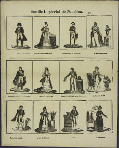 Famille impéerial de Napoléon-Catchpenny print-Borms 0683