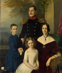 Family portrait Kamensky by Heinrich Hollpein