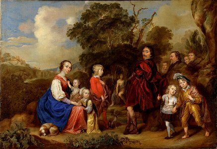 Family Portrait with St. John the Baptist (Johannes Mijtens) - Nationalmuseum - 31937