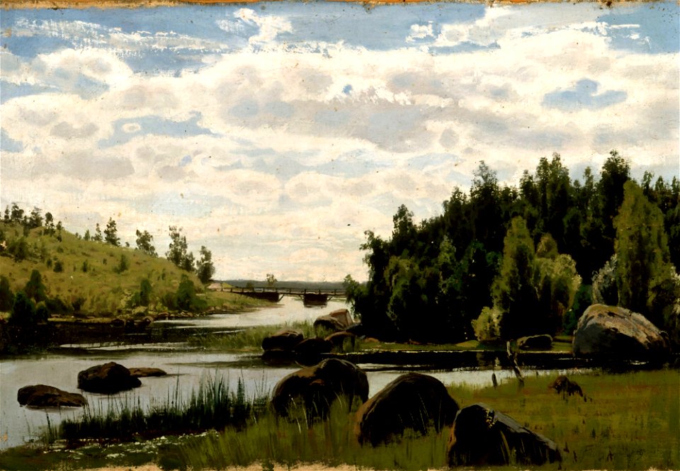 Fanny Churberg - Kesän vehreyttä - A-1994-190 - Finnish National Gallery