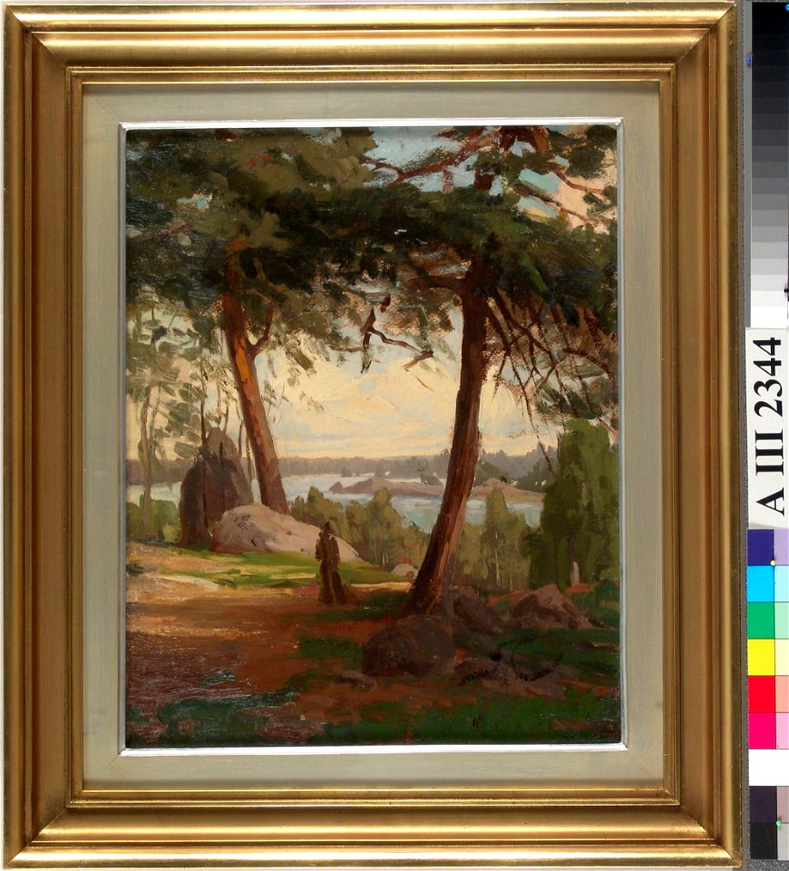 Fanny Churberg - Suomalainen maisema, luonnos - A III 2344 - Finnish National Gallery