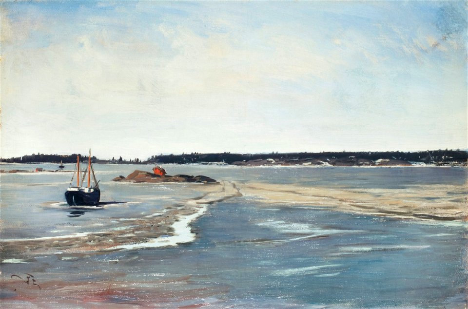 Fanny Churberg - The Ice in March - A III 2368 - Finnish National Gallery