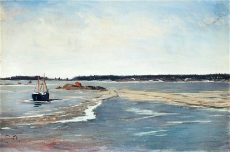 Fanny Churberg - The Ice in March - A III 2368 - Finnish National Gallery