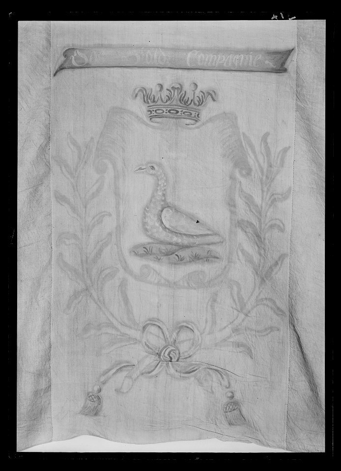 Fana för Ods socken i Gäsene härad - Livrustkammaren - 17541