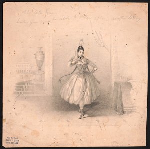Fanny Elssler music sheet cover LCCN2014649348