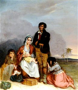 Fanny McIan (1814-1897) - 'Exiles from Erin' - 290309 - National Trust