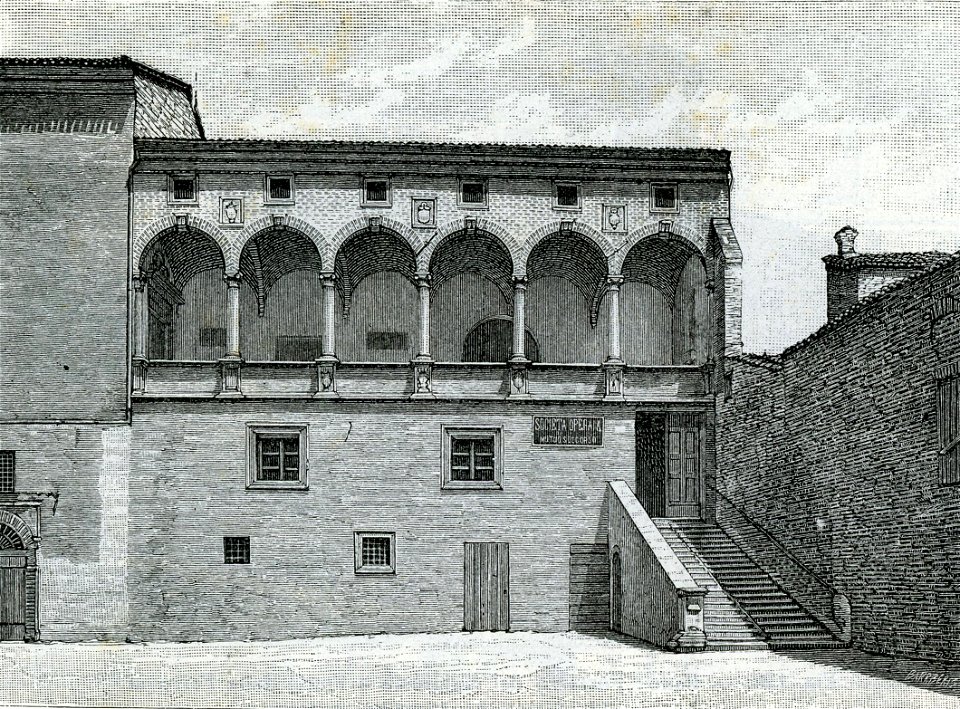 Fano cortile dell’ex Palazzo Comunale