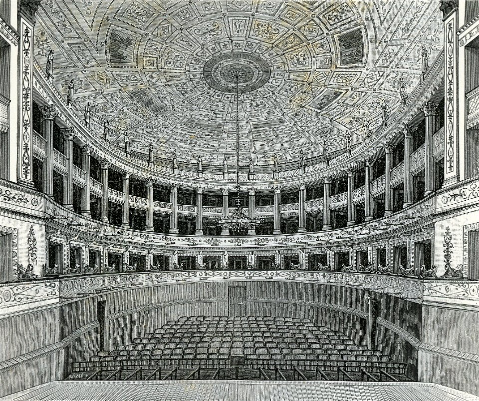 Fano interno del Teatro della Fortuna