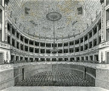 Fano interno del Teatro della Fortuna
