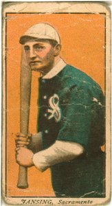 Fansing, Sacramento Team, baseball card portrait LCCN2007683714