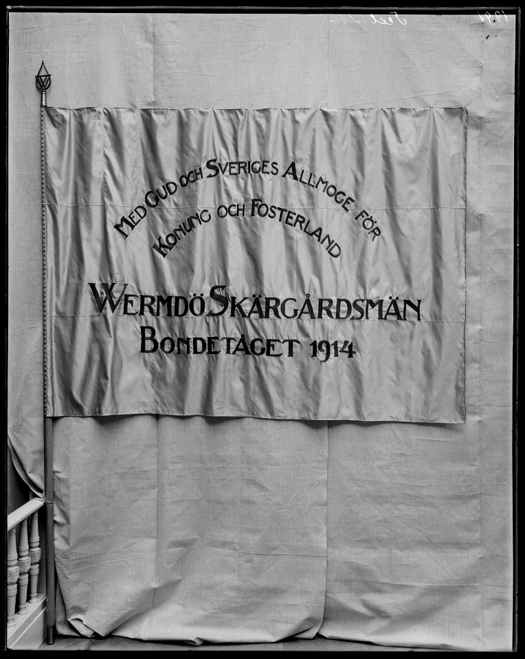 Fana Bondetåget 1914 - Livrustkammaren - 37065