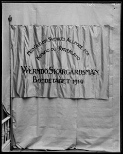 Fana Bondetåget 1914 - Livrustkammaren - 37065