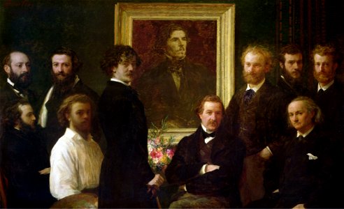 Fantin-Latour Homage to Delacroix