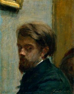 Henri Fantin-Latour (1836-1904) - Self-Portrait - L706 - National Gallery. Free illustration for personal and commercial use.