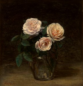 Henri Fantin-Latour - Still Life with Rose - 1966.79.6 - Yale University Art Gallery
