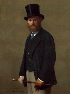 Henri Fantin-Latour - Édouard Manet - 1905.207 - Art Institute of Chicago. Free illustration for personal and commercial use.