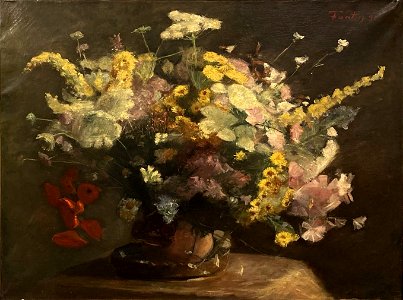 Nature morte- fleurs veloutées by Henri Fantin-Latour
