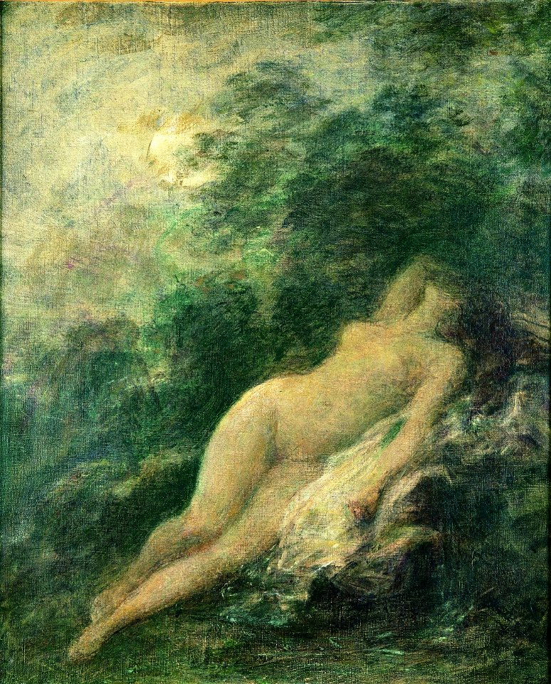 Sommeil de Diane (La nuit) - Ignace Henri Fantin-Latour