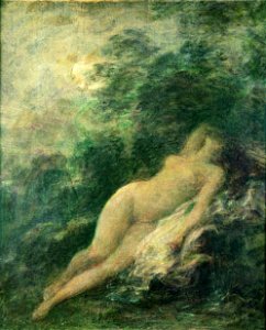 Sommeil de Diane (La nuit) - Ignace Henri Fantin-Latour