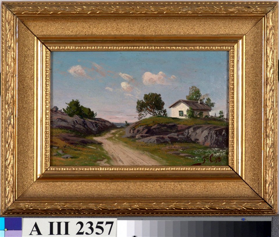 Fanny Churberg - Landscape with Cottage - A III 2357 - Finnish National Gallery