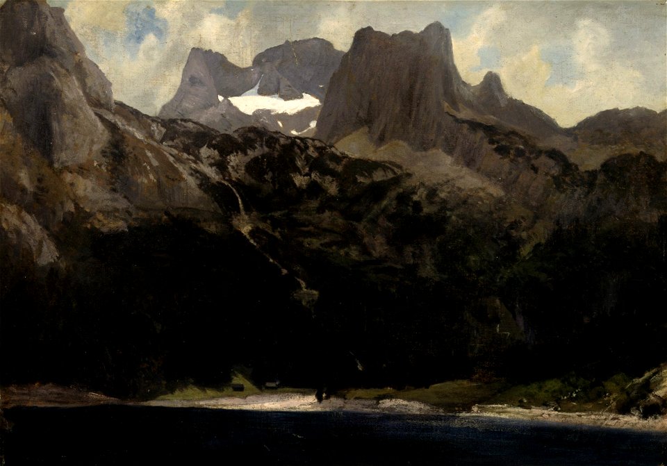 Fanny Churberg - Alpine Lake - A-1995-19 - Finnish National Gallery