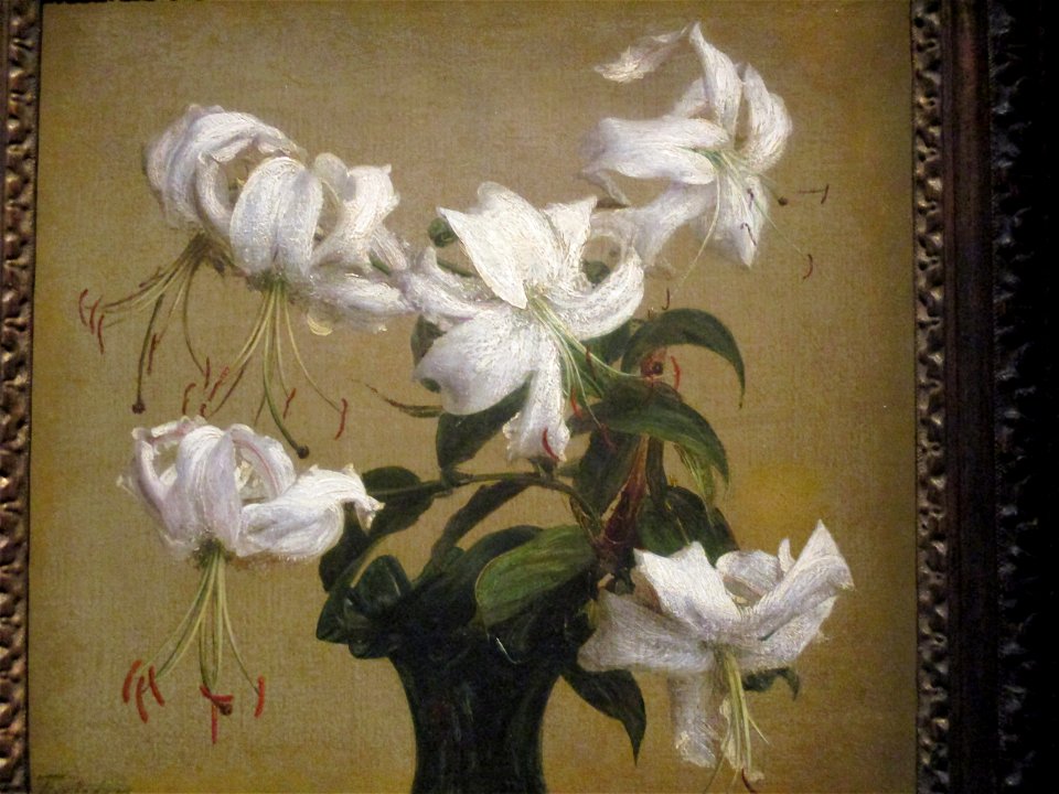 Fantin-Latour bouquet de lis