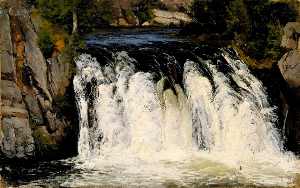 Fanny Churberg - Waterfall (1877)