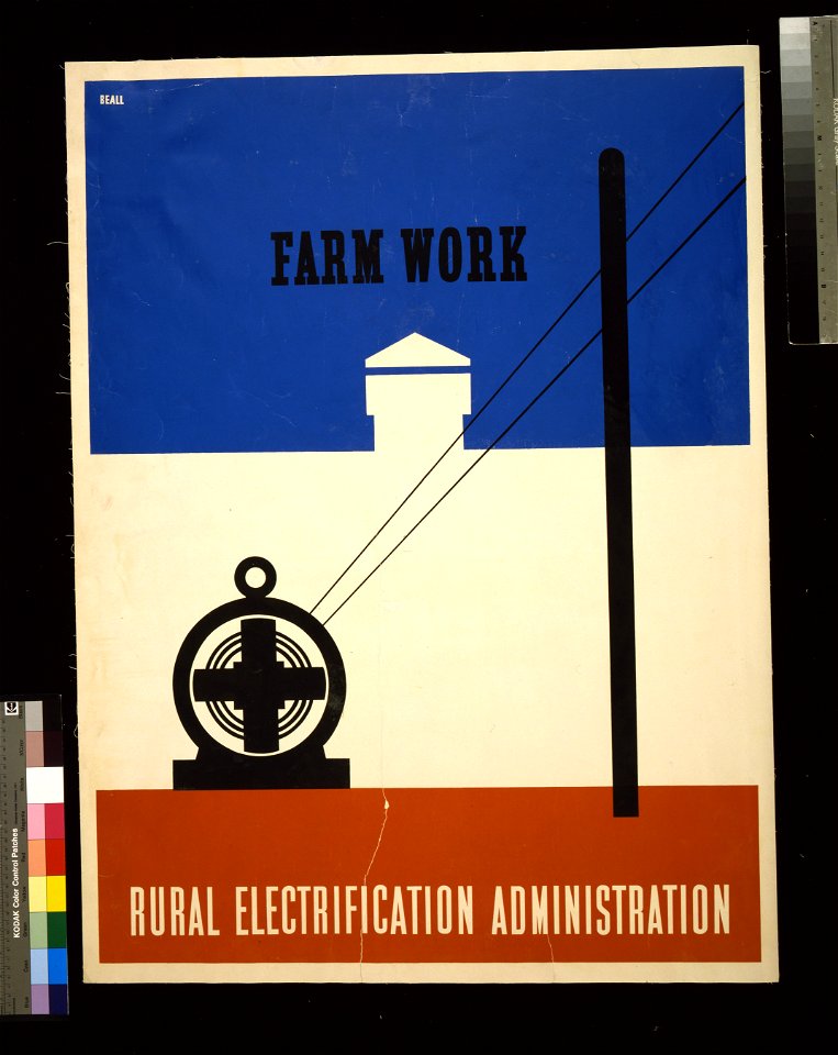Farm work Rural Electrification Administration, U.S. Department of Agriculture - - Beall. LCCN2010650604