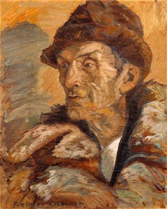 Farmer from Nordingrå (Helmer Osslund) - Nationalmuseum - 19568