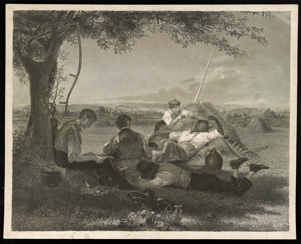 Farmers nooning, from the original picture in the possession of Jona. Sturges Esqr.) - Wm. S. Mount 1836 LCCN2011645778