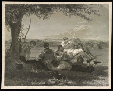 Farmers nooning, from the original picture in the possession of Jona. Sturges Esqr.) - Wm. S. Mount 1836 LCCN2011645778