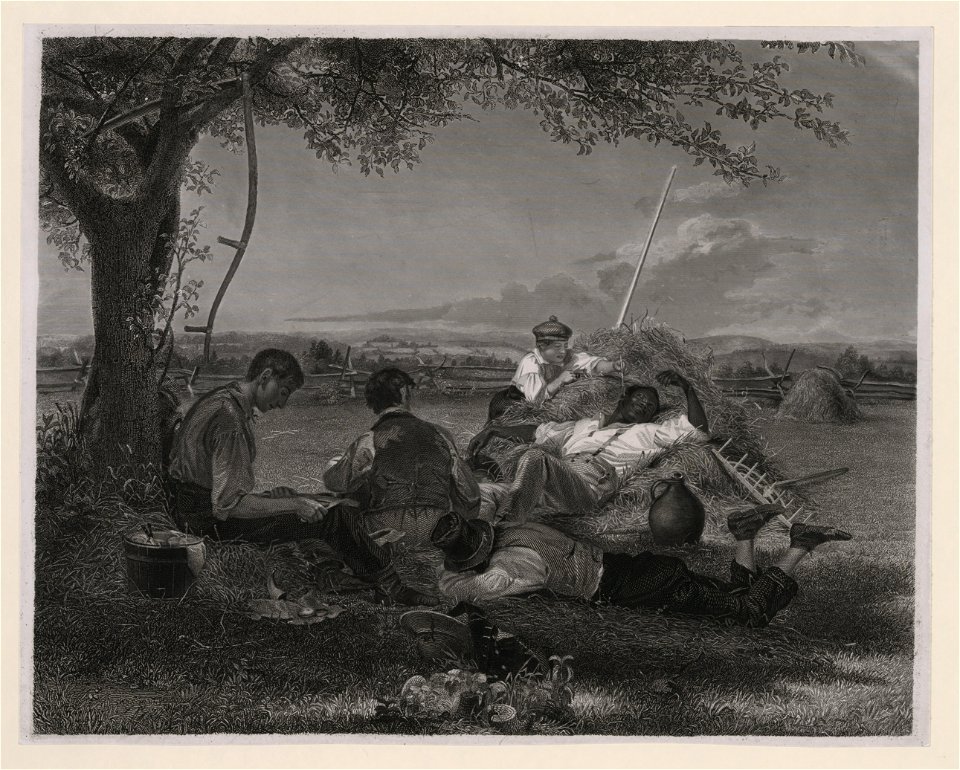 Farmers nooning, from the original picture in the possession of Jona. Sturges Esqr.) - Wm. S. Mount 1836 LCCN2013646594