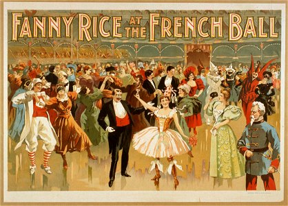 Fanny Rice at the French ball LCCN2014635566