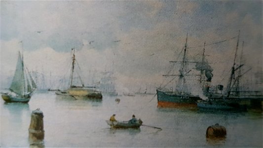 Fartyg på Saltsjön x Anna Palm de Rosa 1859-1924